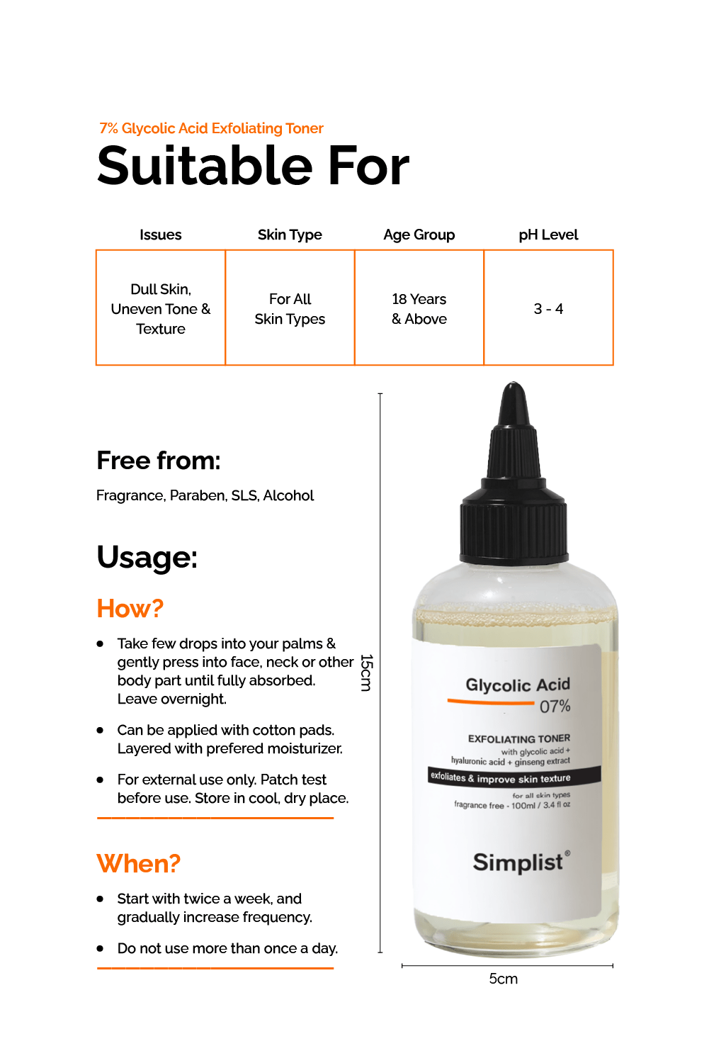 Glycolic Acid 7% Toning Solution